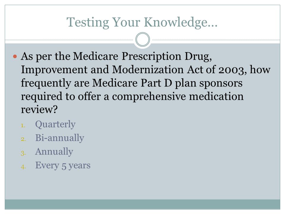 Medicare Prescription Drug, Improvement, and Modernization Act
